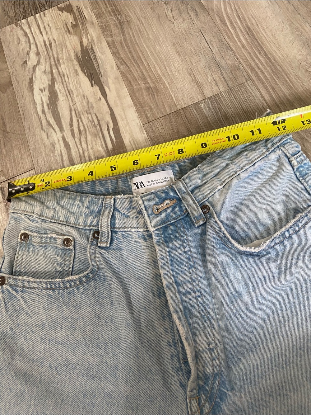 Zara Light Wash High-Rise Women’s Jeans - Picture 7 of 8